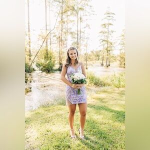 Christina Wu Purple Homecoming Dress